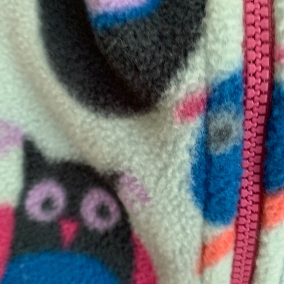 Patagonia Synchilla Baby Owl Vest size 3/6mo - Picture 3 of 4